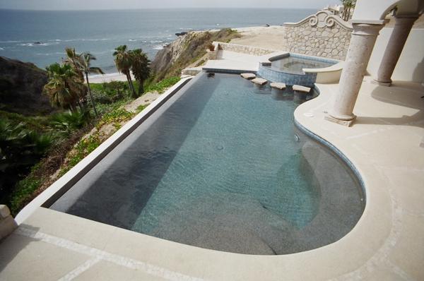 Ocean-view terrace pool